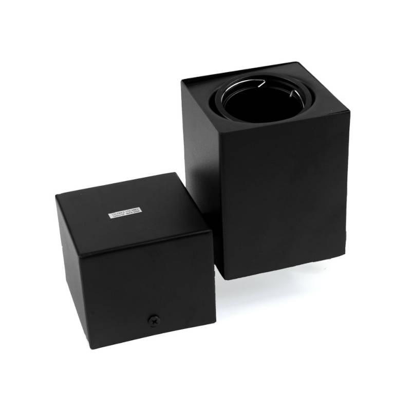 AURA-LIGHT Zidna rotirajuća lampa 1xGU10, LU-754C, Crna