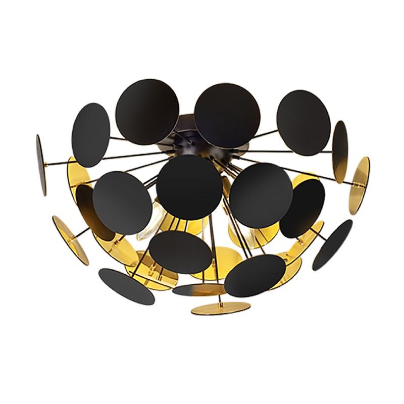 TRIO LIGHTING Plafonjera DISCALGO 609900332, 3XE14, Crna