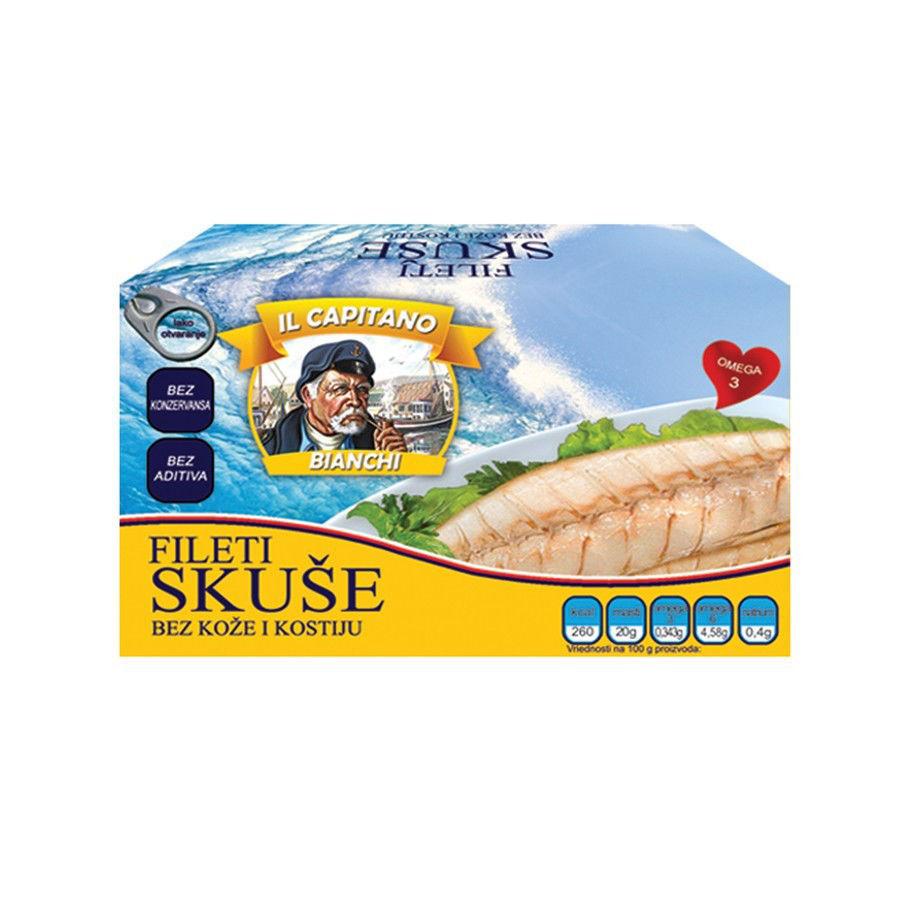 IL CAPITANO Skuša filet, 115g