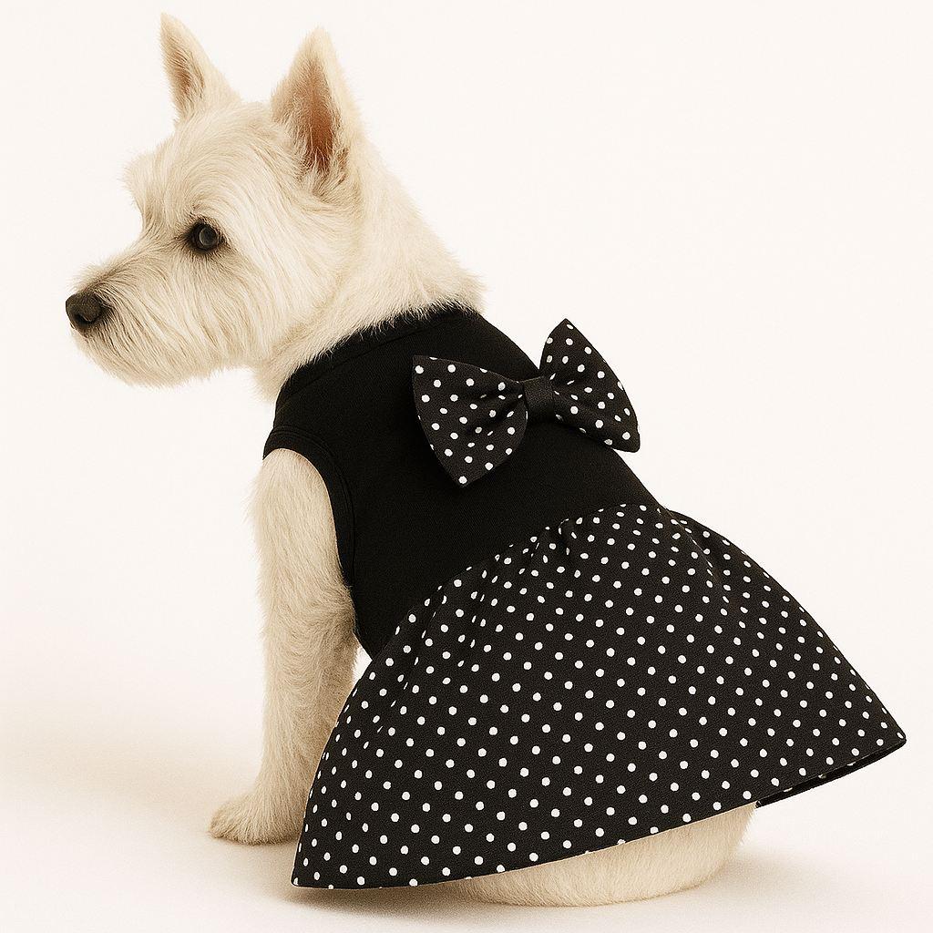 Paws & Whiskers Odelo za pse Blackdresses, Crno