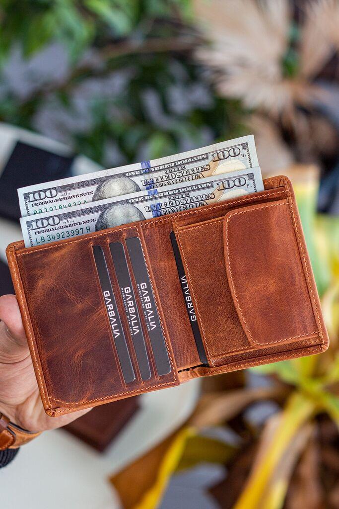 Garbalia Muški novčanik Dallas, Smeđi