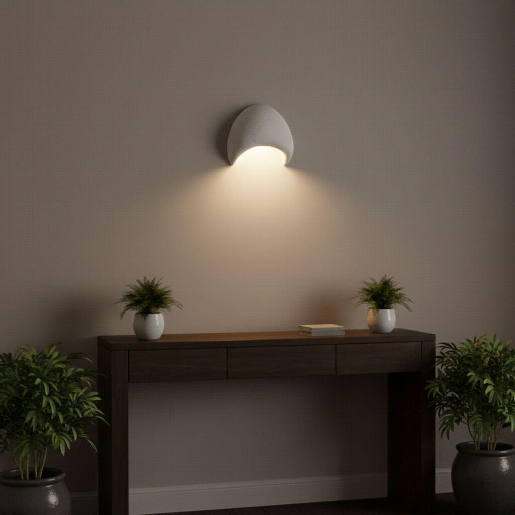 Opviq Zidna lampa LORE-S-LUNA, Bela