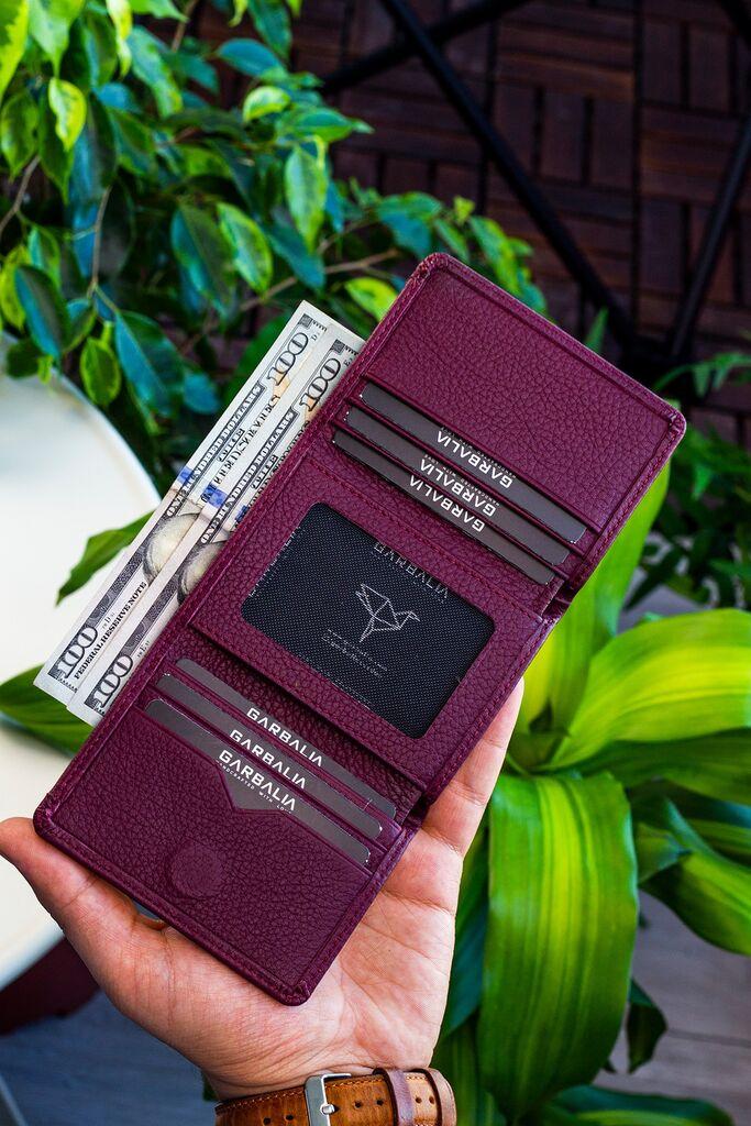 Garbalia Muški novčanik Western, Bordo