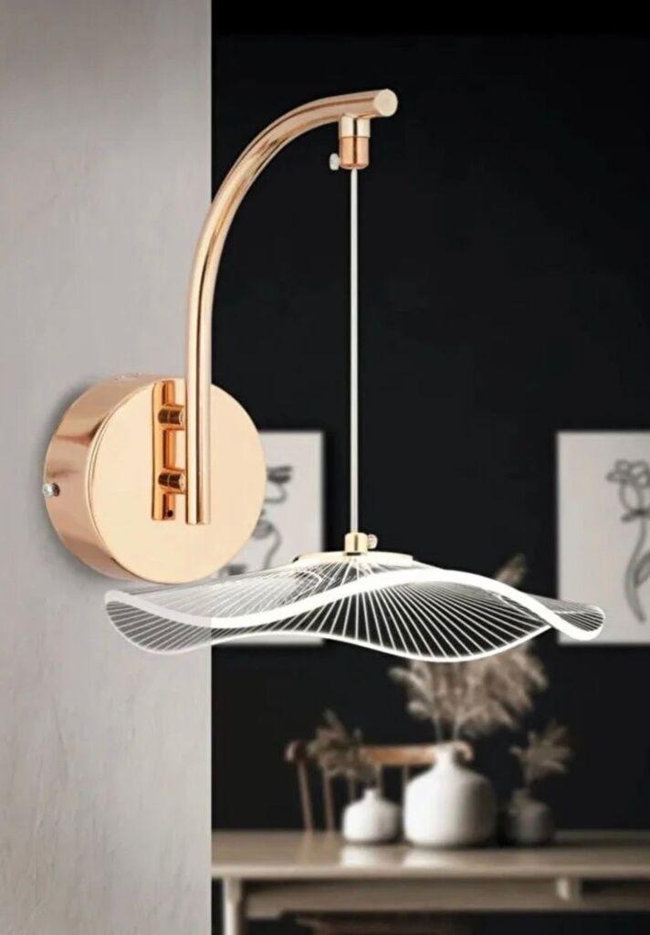 Opviq Zidna lampa BRZ-340082, Zlatne boje