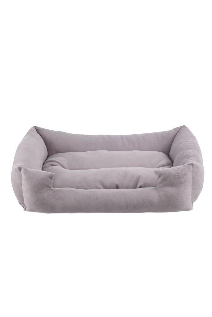 Paws & Whiskers Krevet za ljubimce Kare, 70 × 55 × 16 cm, Sivi