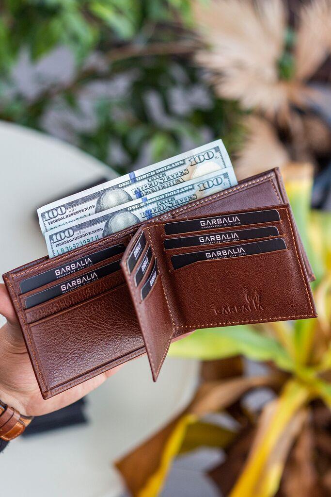 Garbalia Muški novčanik Liverpool, Braon