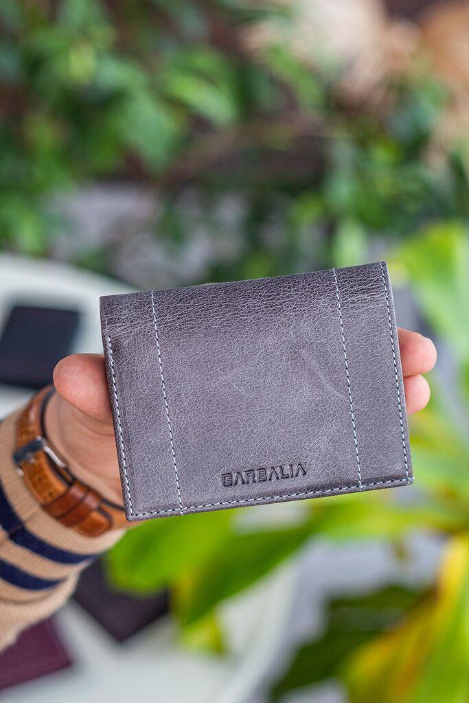 Garbalia Muški novčanik Franklin, Sivi