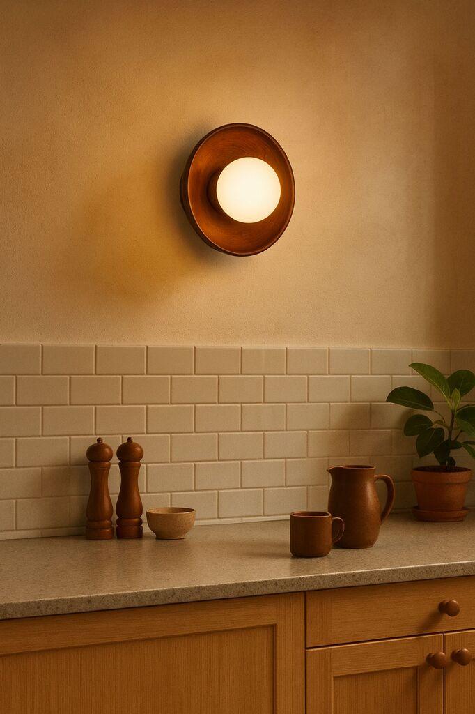 Opviq Zidna lampa Hand-S, Braon