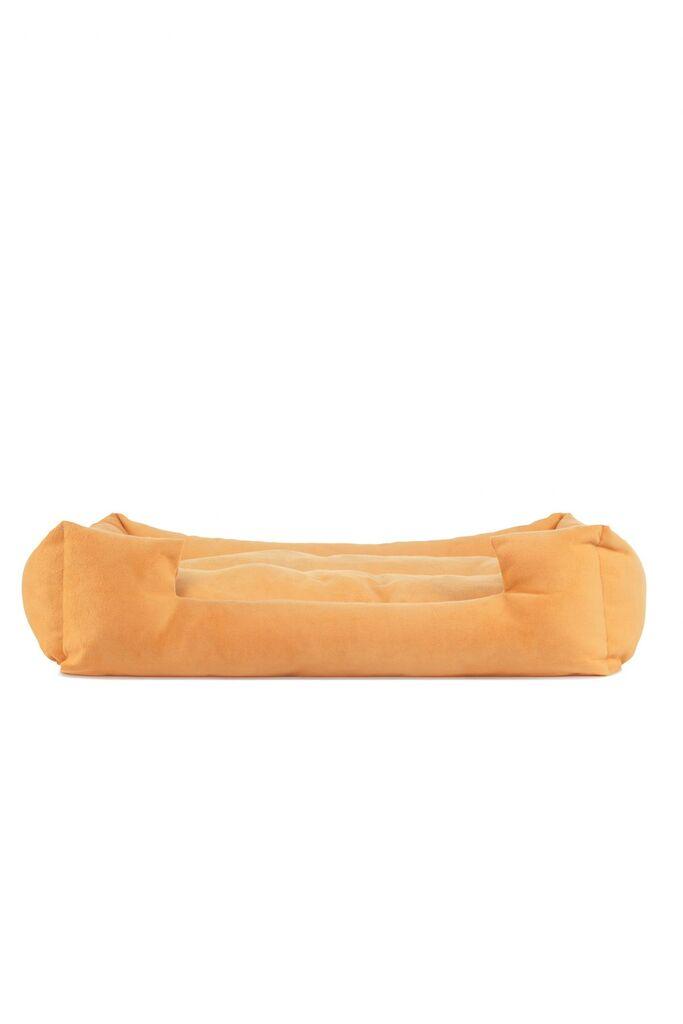 Paws & Whiskers Krevet za ljubimce Kare, 50 x 35 x 14 cm, Žuti