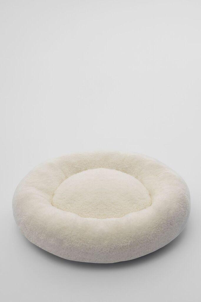 Paws & Whiskers Krevet za ljubimce Pugalo, 75 × 75 × 18 cm, Bela