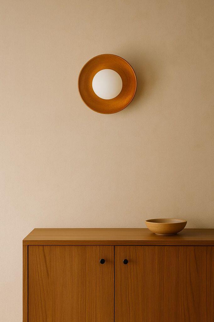 Opviq Zidna lampa Hand-S, Smeđe boje