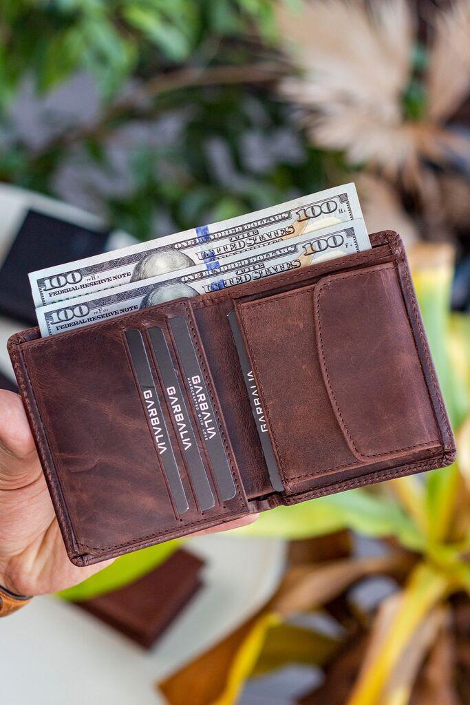 Garbalia Muški novčanik Dallas, Braon