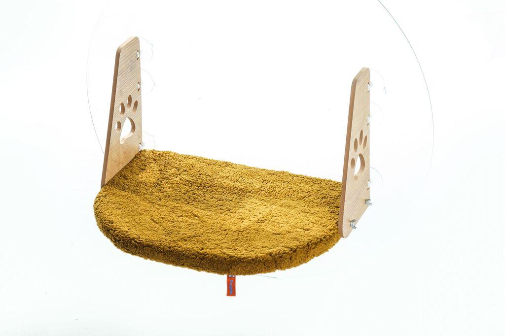 Paws & Whiskers Ležaljka za mačke za prozor, 28 × 47 cm, Zelena