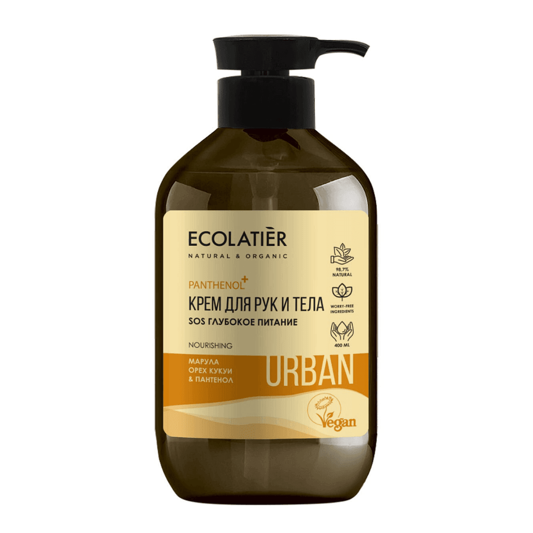 ECOLATIER Krema za ruke i telo SOS Dubinska ishrana, 400 ml