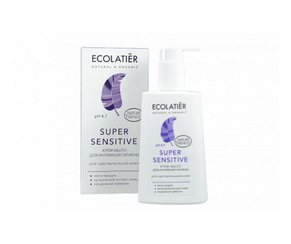 ECOLATIER Krema sapun za intimnu negu Super Sensitive pH 4.7, 250 ml