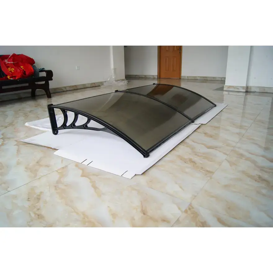 SUPERGARDEN Nadstrešnica, 240x100, Crna, 5mm