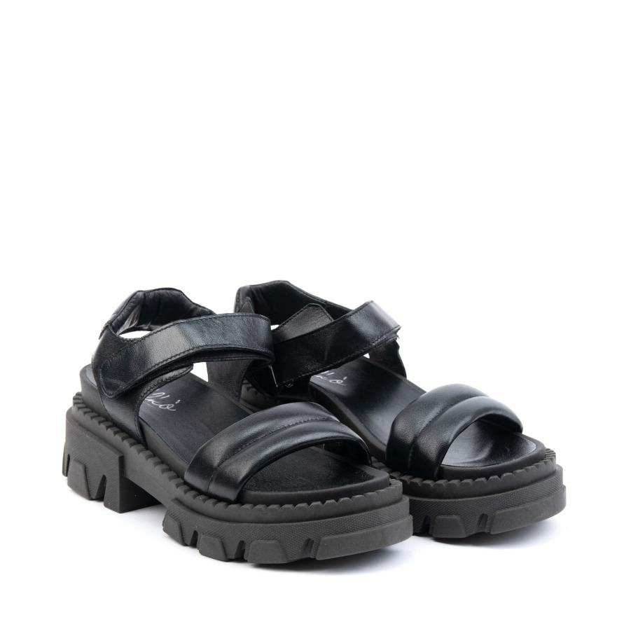 SILKO Ženske sandale 02-323, Crne