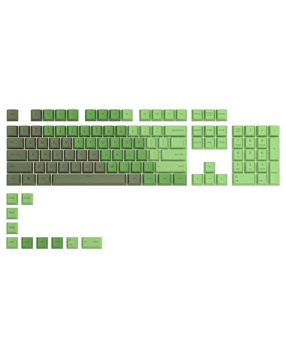 GLORIOUS Tasteri GPBT, Zeleni