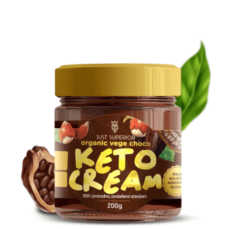 JUST SUPERIOR Keto Vege čoko krem sa stevijom, 200 g