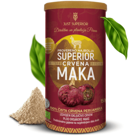 JUST SUPERIOR Organska crvena maka, 150 g