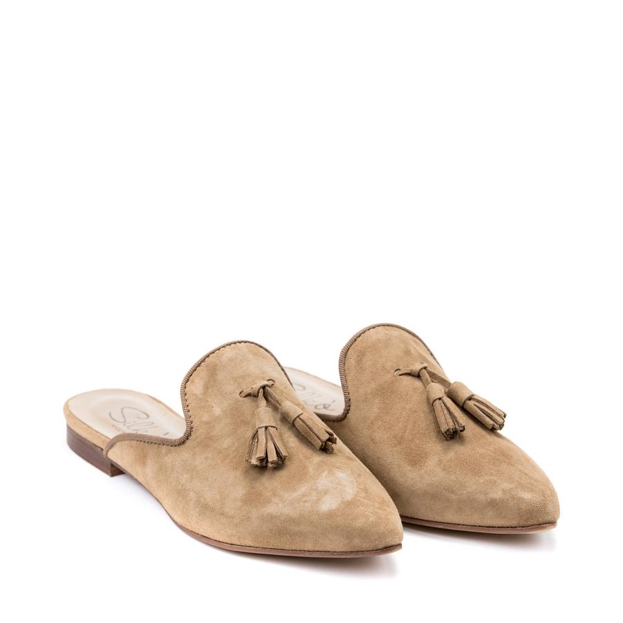 SILKO Ženske papuče A10, Braon