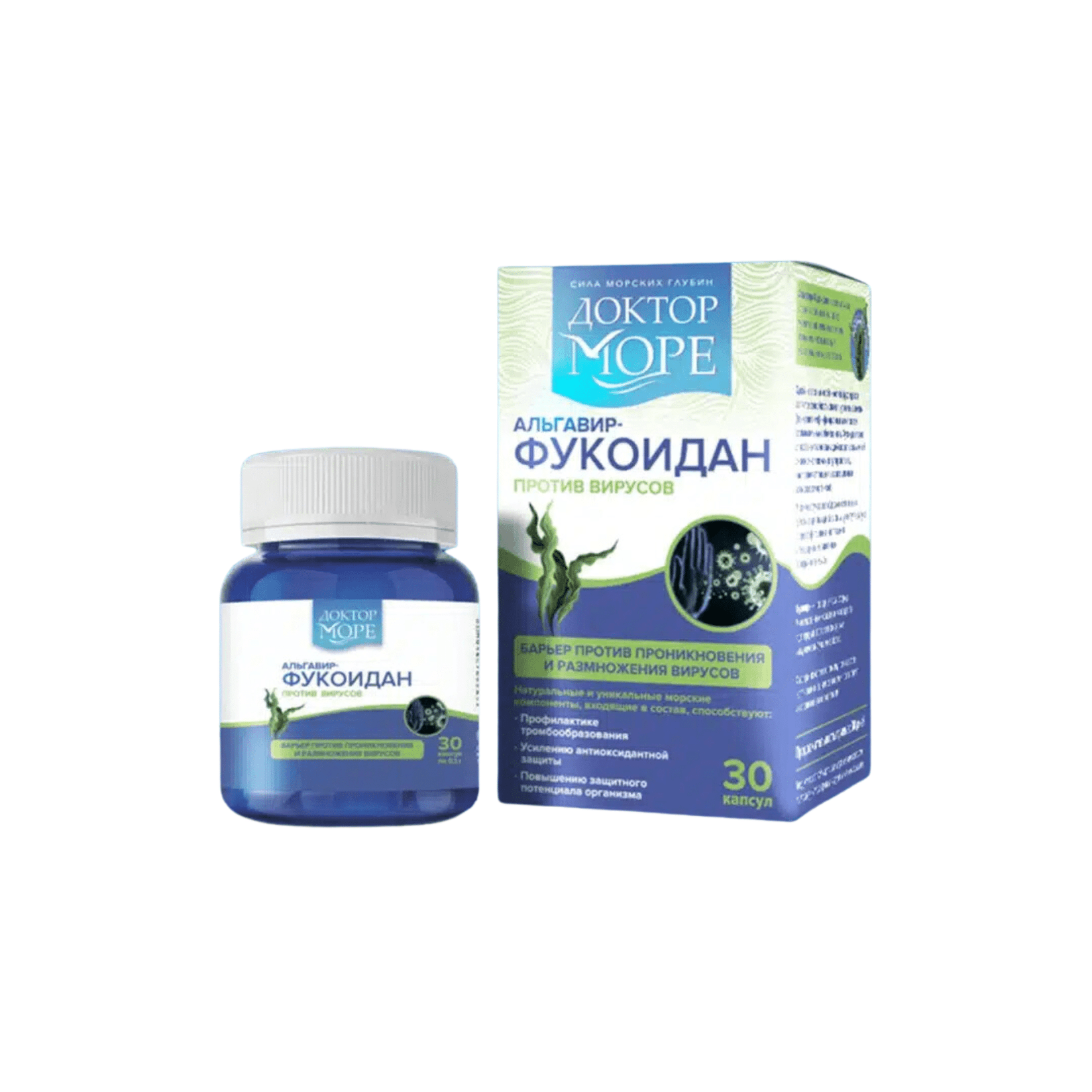 DOKTOR MORE Algavir Fukoidan 0.1 g, 30 kapsula