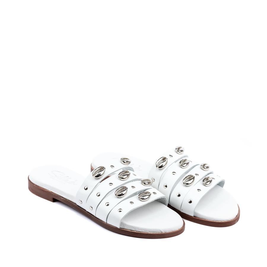 SILKO Ženeske papuče CB03, Bele