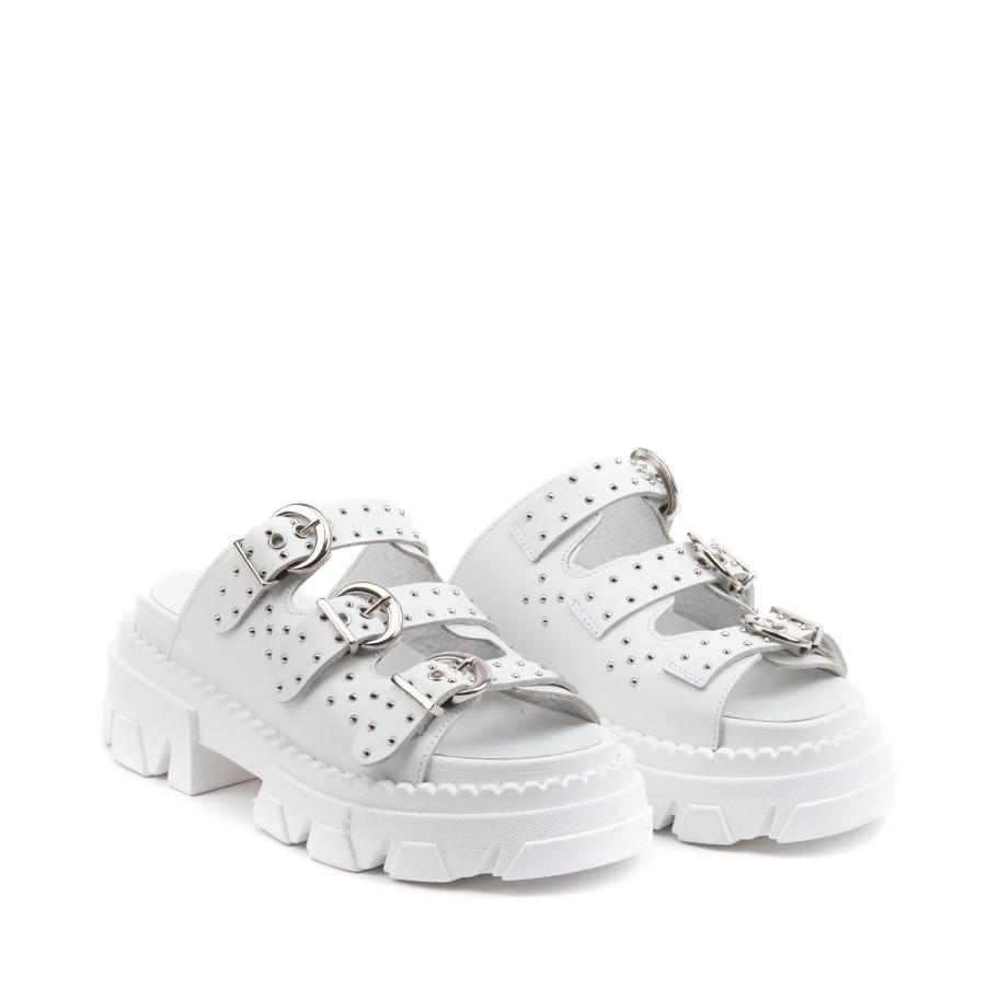 SILIKO Ženske papuče Rock25, Bele