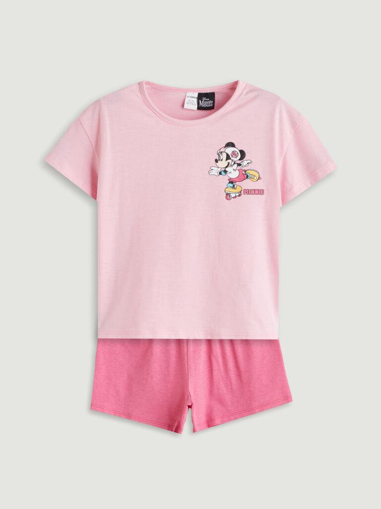 LC Waikiki Komplet za devojčice S5H550Z1-GA5, Majica i šorts, Roze