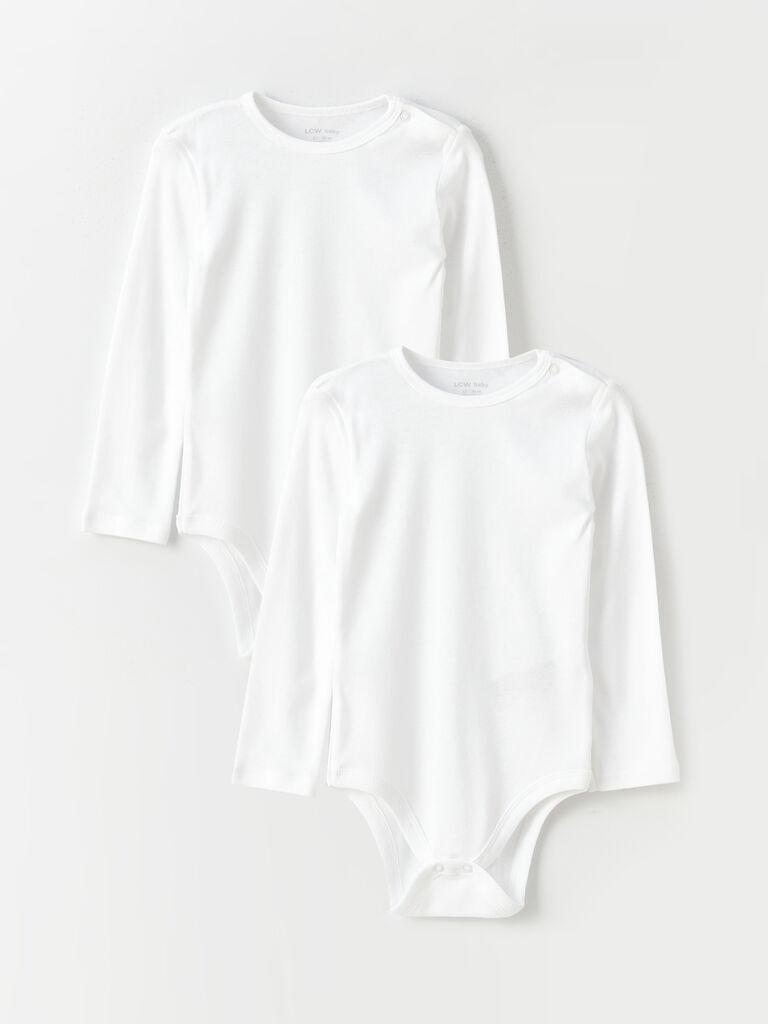 LC Waikiki Bodi za devojčice W32525Z1-E5X, 2 komada, Beli