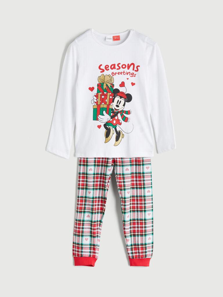 LC Waikiki Komplet pidžama za devojčice W5DP18Z4-Q6K, Bela