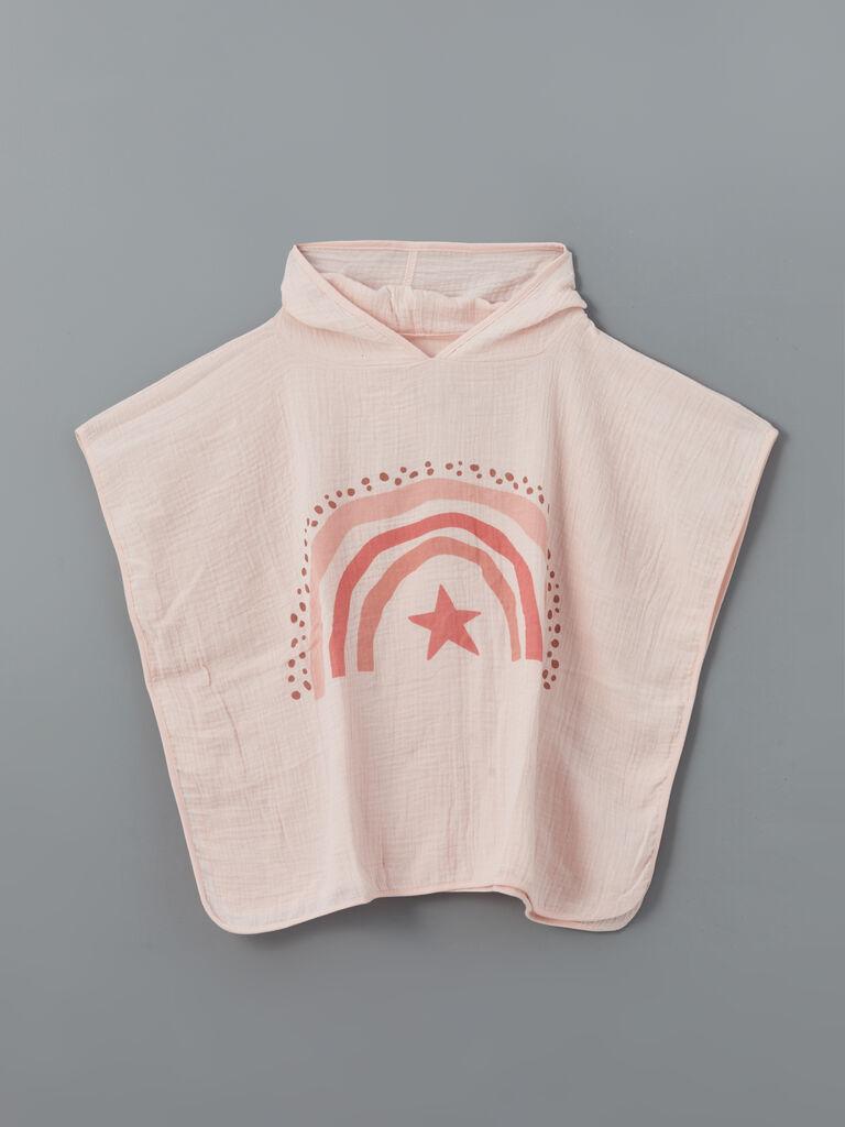 LC Waikiki Pončo peškir za devojčice S5JG20Z4-FZZ, Roze