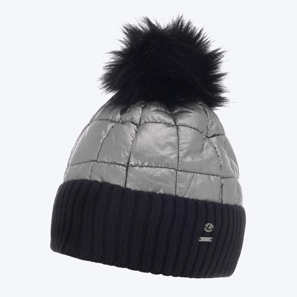 Luhta Ženska kapa Naumola, Sivo-crna