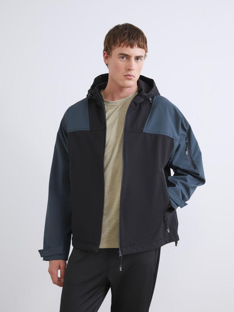 LC Waikiki Muška jakna W5G315Z8-CVL, Sa kapuljačom, Crna