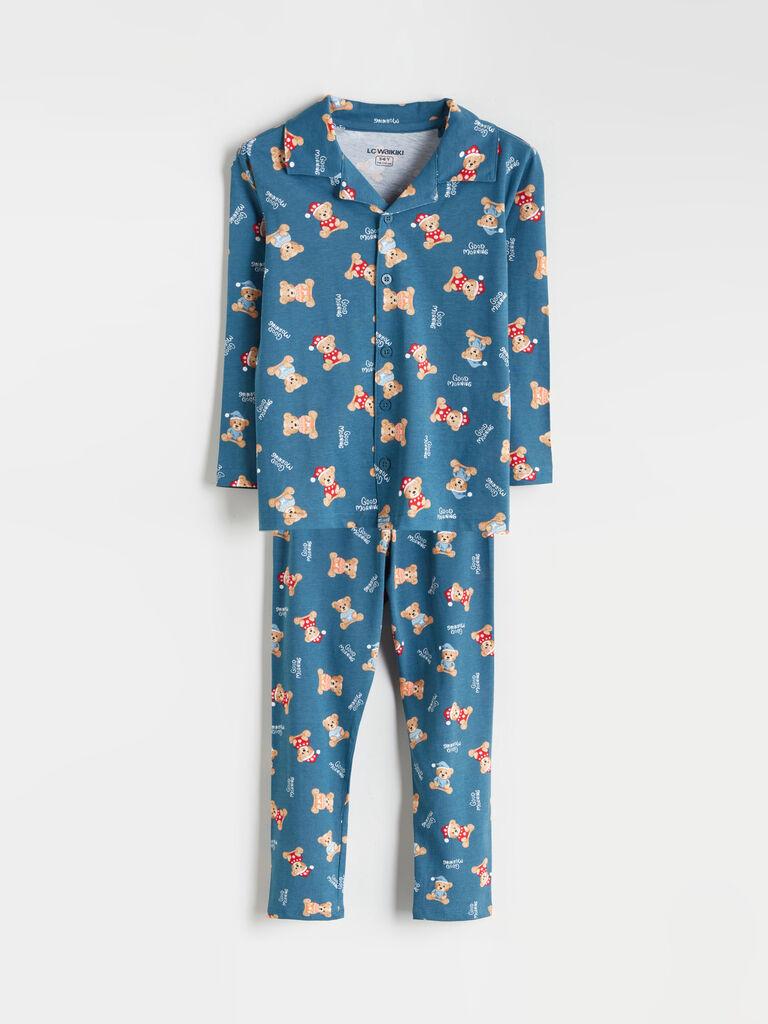 LC Waikiki Komplet pidžama za dečake W5DQ48Z1-LSY, Plava