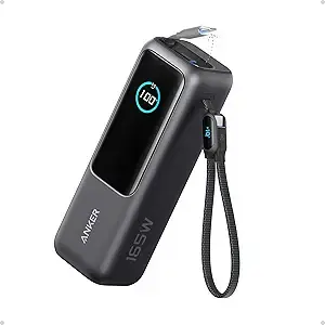 Anker Power bank 25K, 165W, USB-C, crna