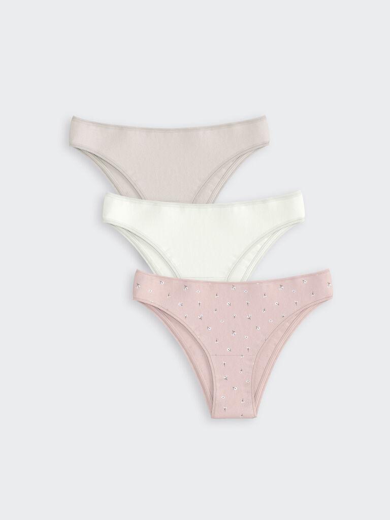 LC Waikiki Ženske brazilka gaćice S5EB03Z8-LT3, 3 komada, Višebojne