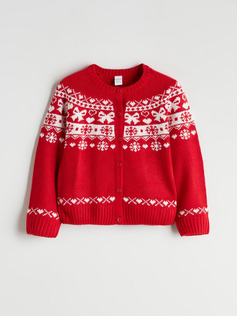 LC Waikiki Džemper za devojčice W5DV87Z1-MMQ, Crveni
