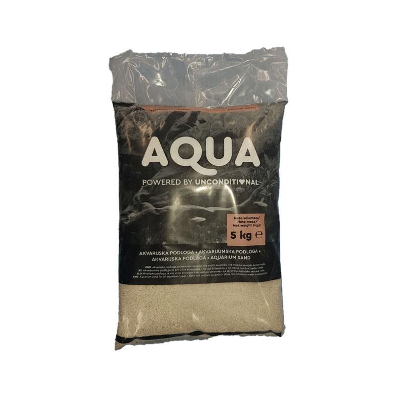AQUA Šljunak za akvarijum, Kvarcni, Beli, Obli, 2-5mm, 2kg