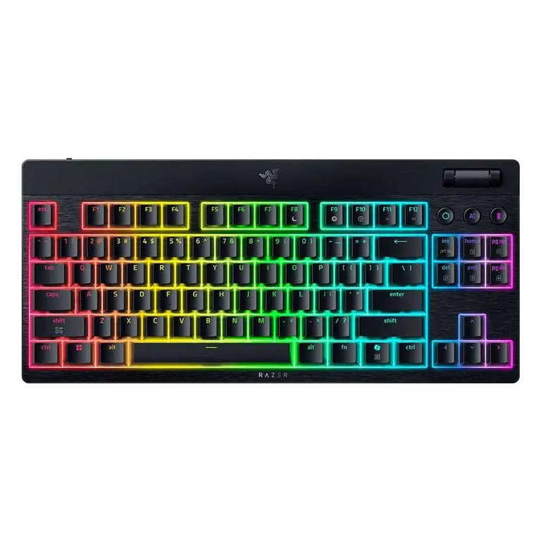 Razer Bežična mehanička gaming tastatura BlackWidow V4, RGB, Crna