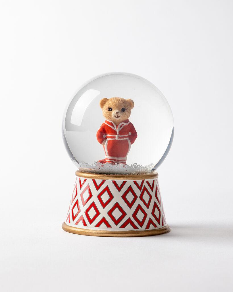 Madame Coco  Dekorativna staklena kugla Jolie Bear