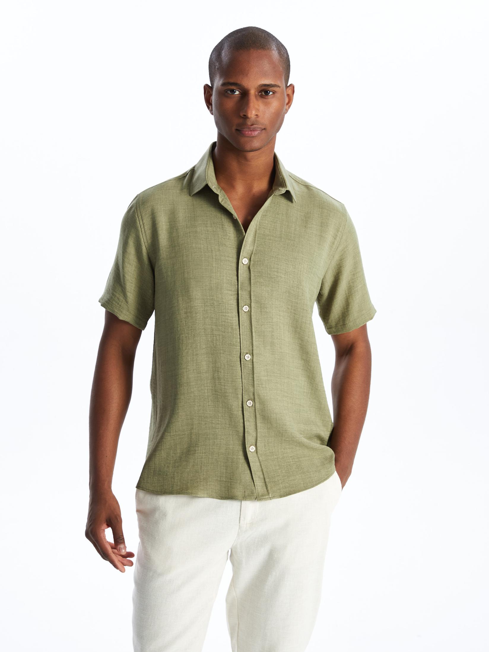 LC Waikiki Muška majica S4DB85Z8-S3L, Zelena