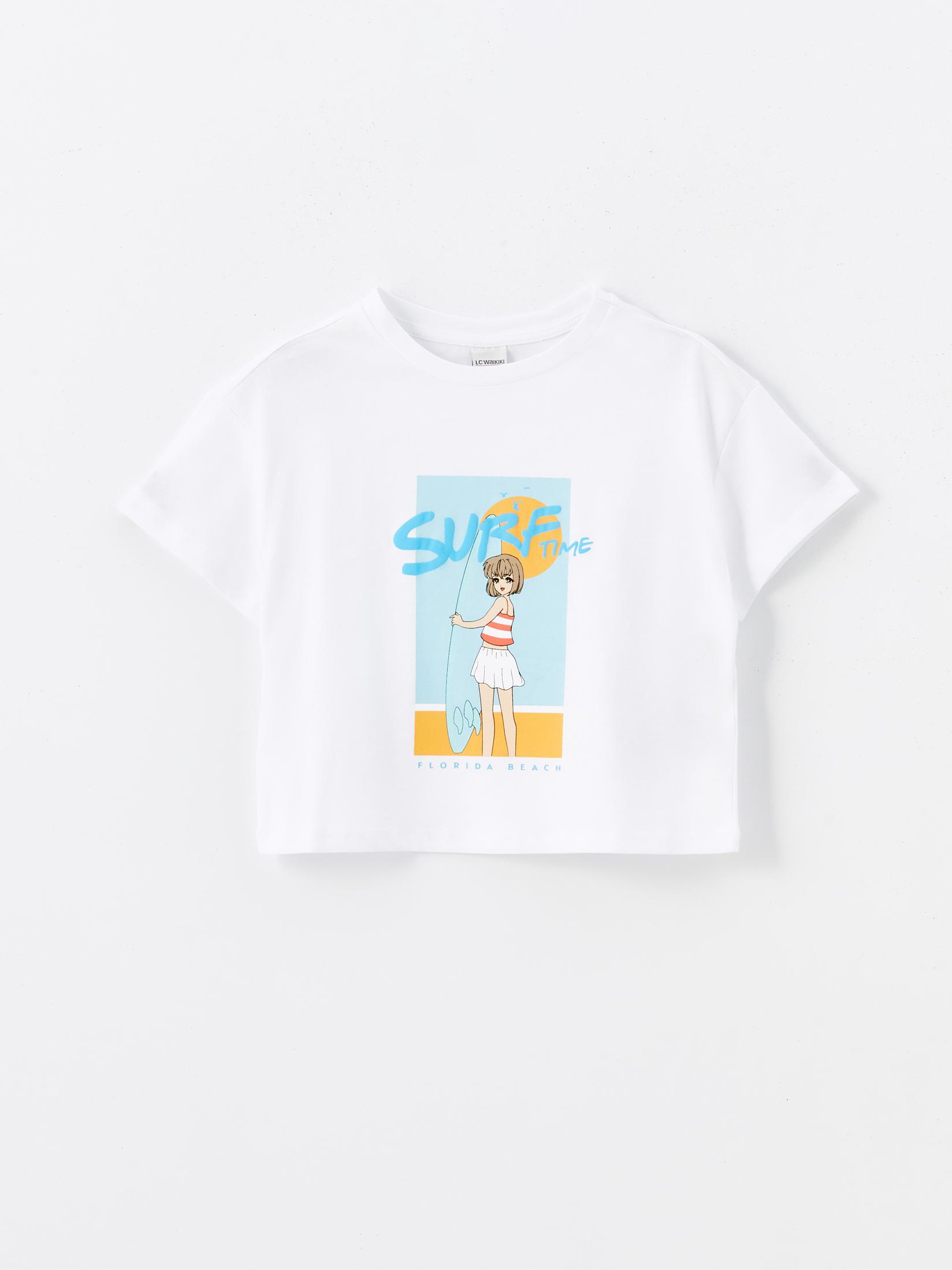 LC Waikiki Majica za devojčice S4IC18Z4-Q6K, Bela
