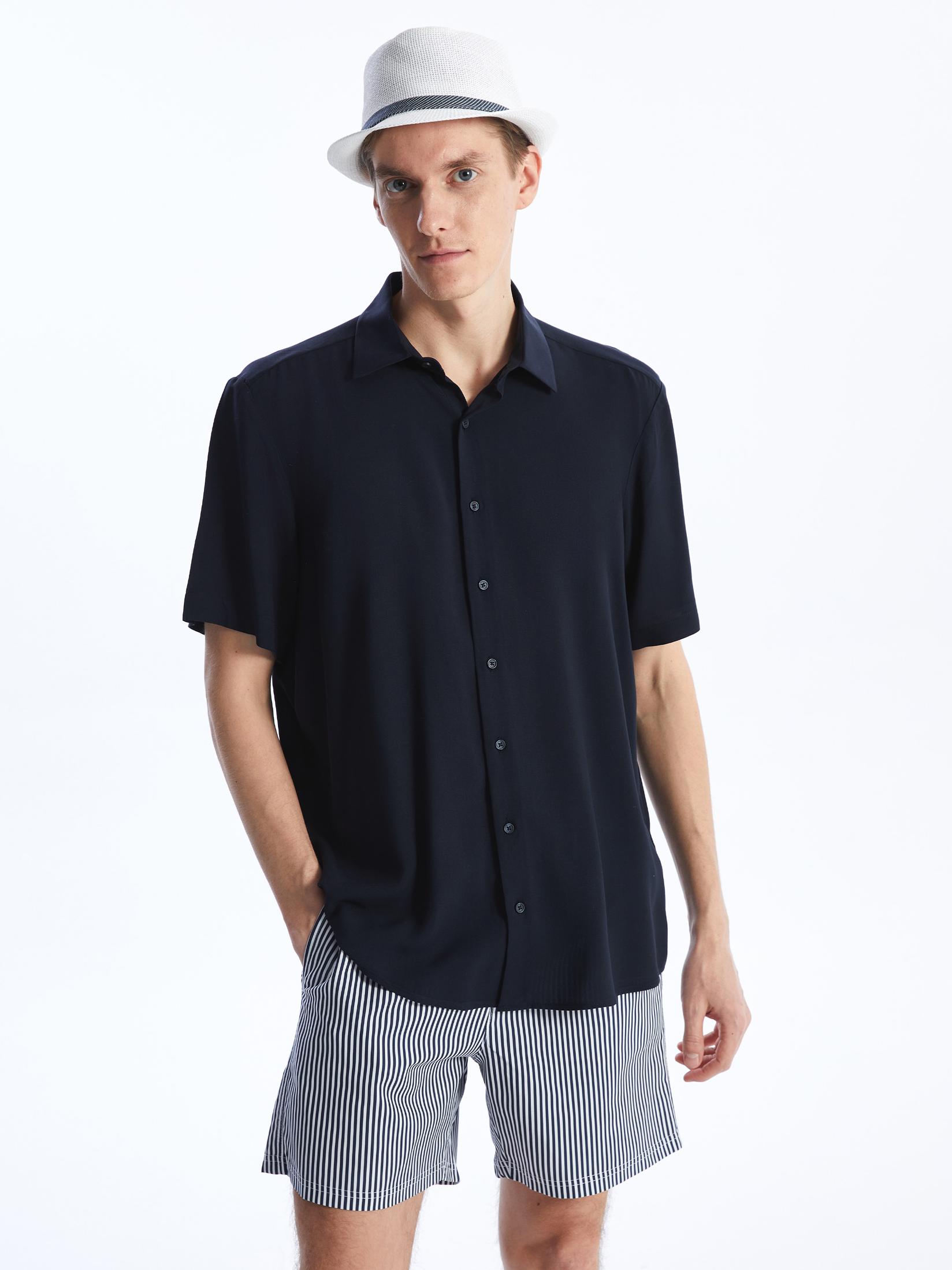 LC Waikiki Muški kupaći kostim S4CT21Z8-LSJ, Teget