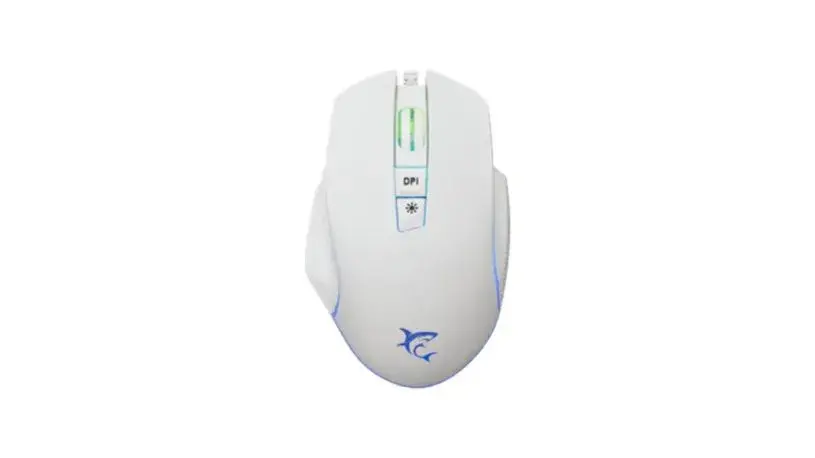 White Shark Gaming miš GM-5009 Gareth, USB, 6400 DPI, Beli