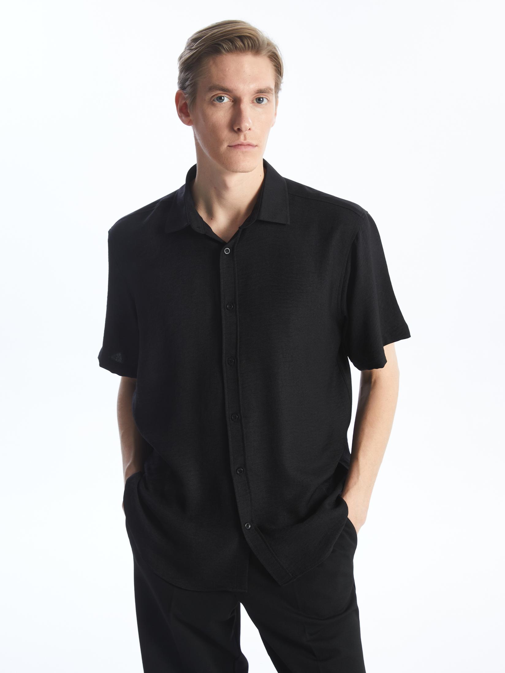 LC Waikiki Muška košulja S4DB85Z8-CVL, Crna