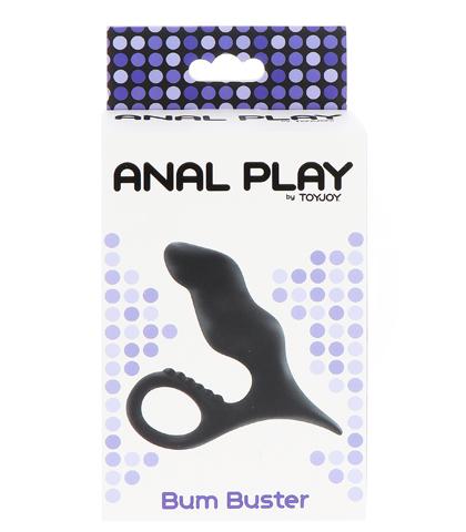 ToyJoy Analni plug Bum Buster, 11.5cm, Crni