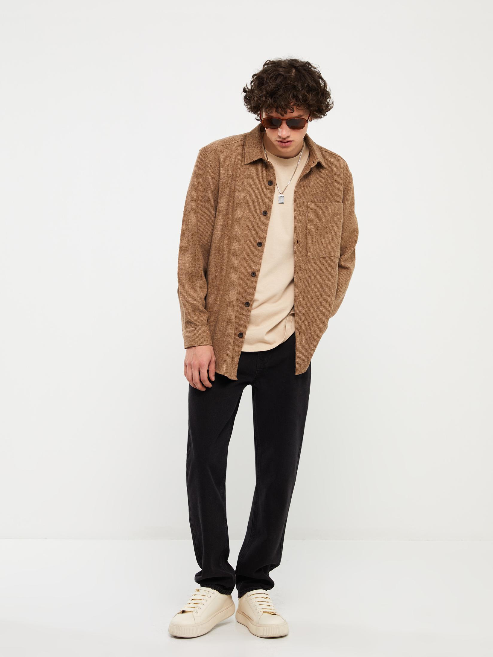 LC Waikiki Muške farmerke S4AH60Z8-326, Crne