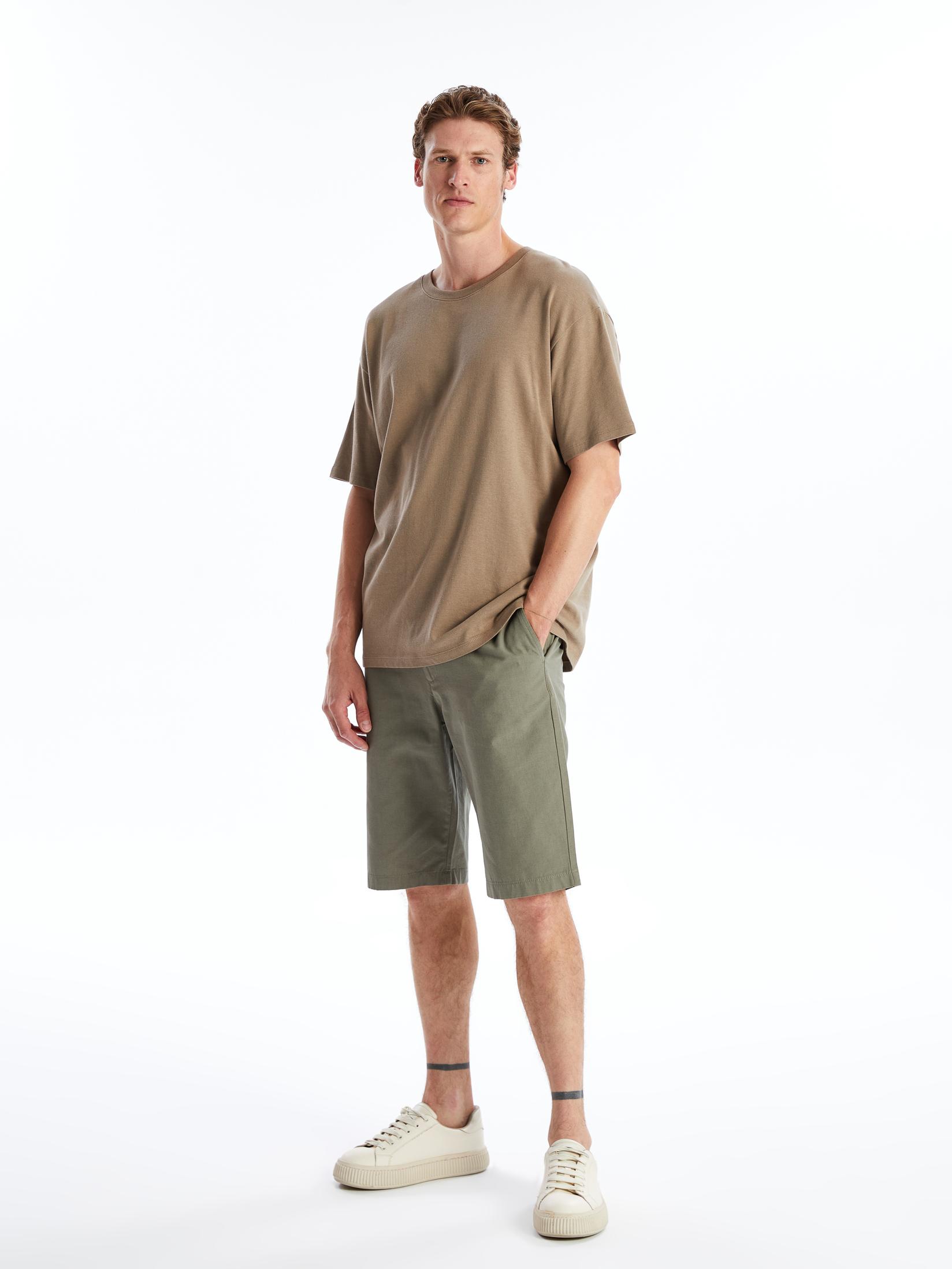 LC Waikiki Muški šorc S4BR66Z8-Y00, Kaki