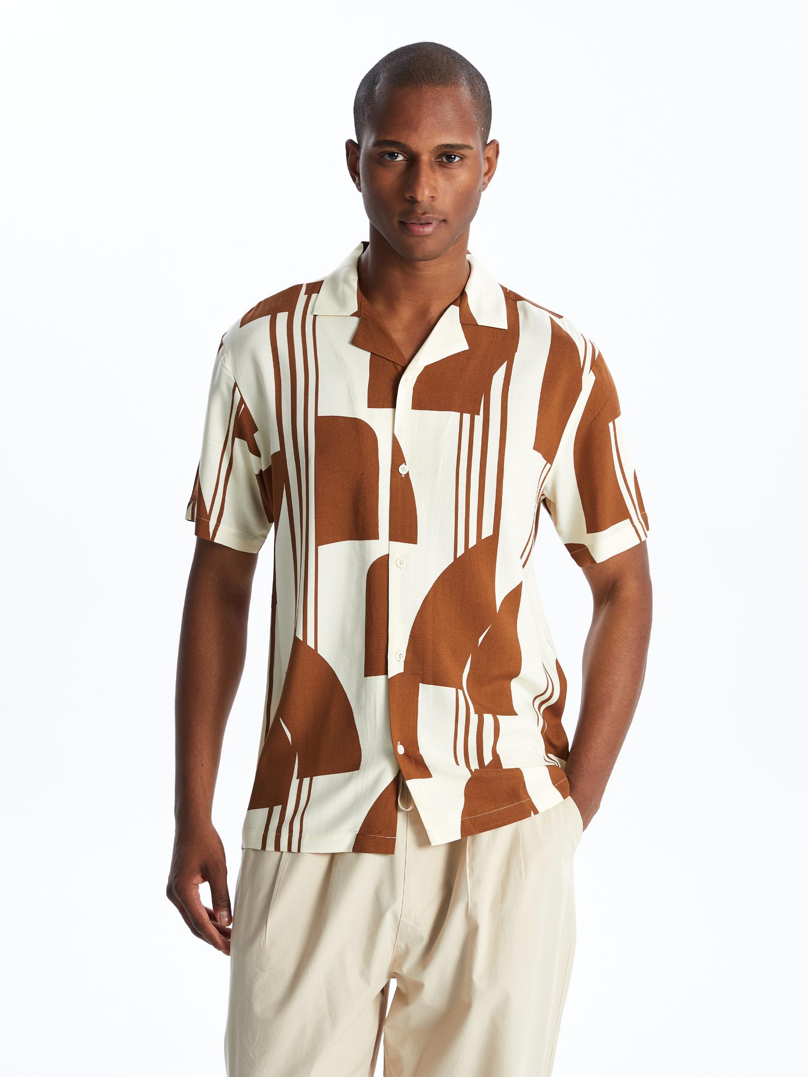 LC Waikiki Muška košulja S4DL99Z8-FXQ, Bež